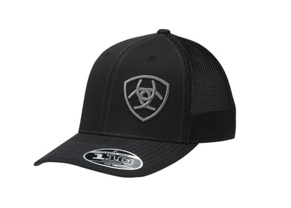 Ariat Men's Black FlexFit 110 Cap (1)