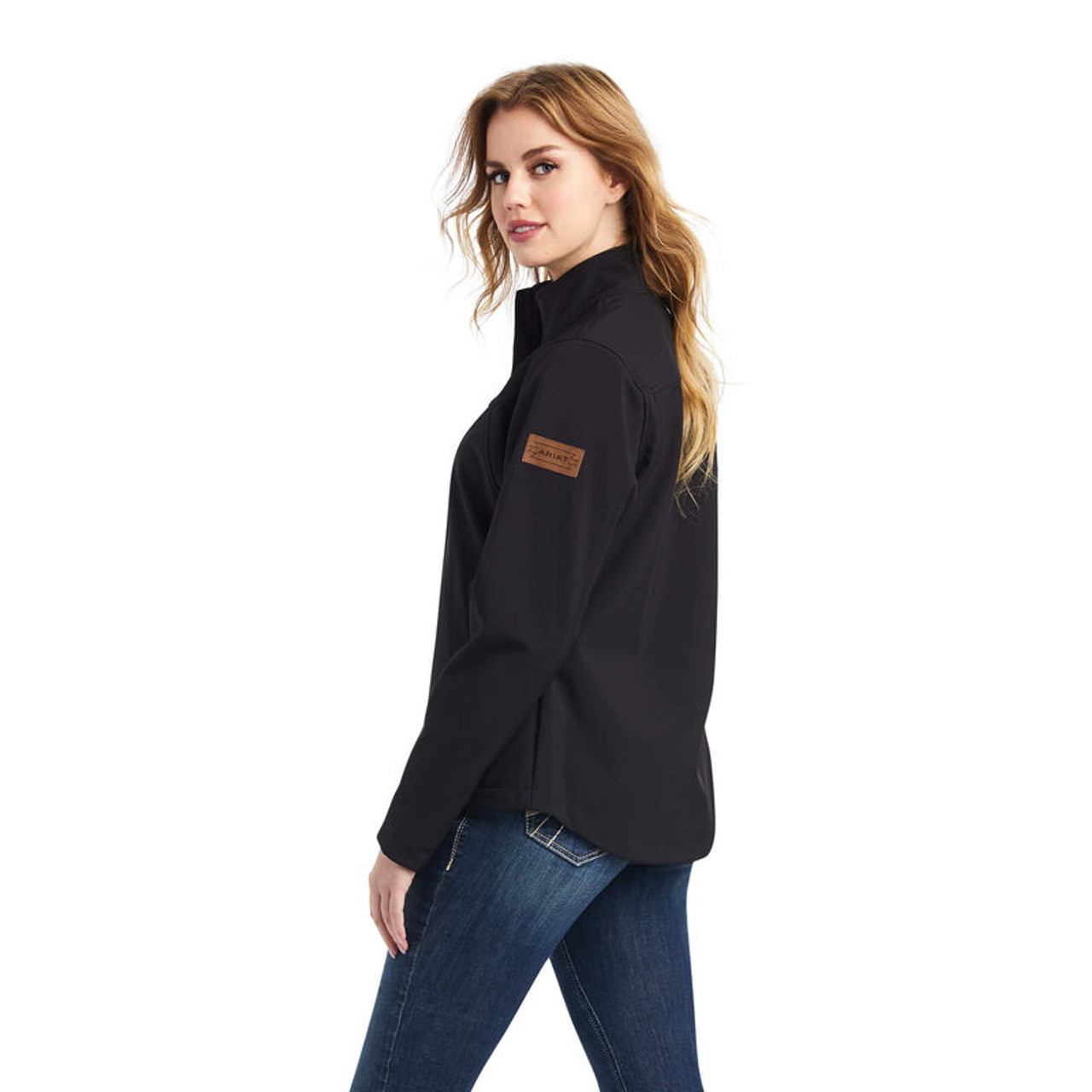 Chamarra Negra-Ariat Women’s Team Logo Softshell Chimayo (4)